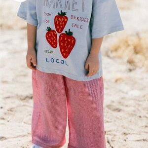 Edge Hill Kids Gingham Pant 100% Cotton